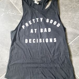 VS Black Racerback Tank